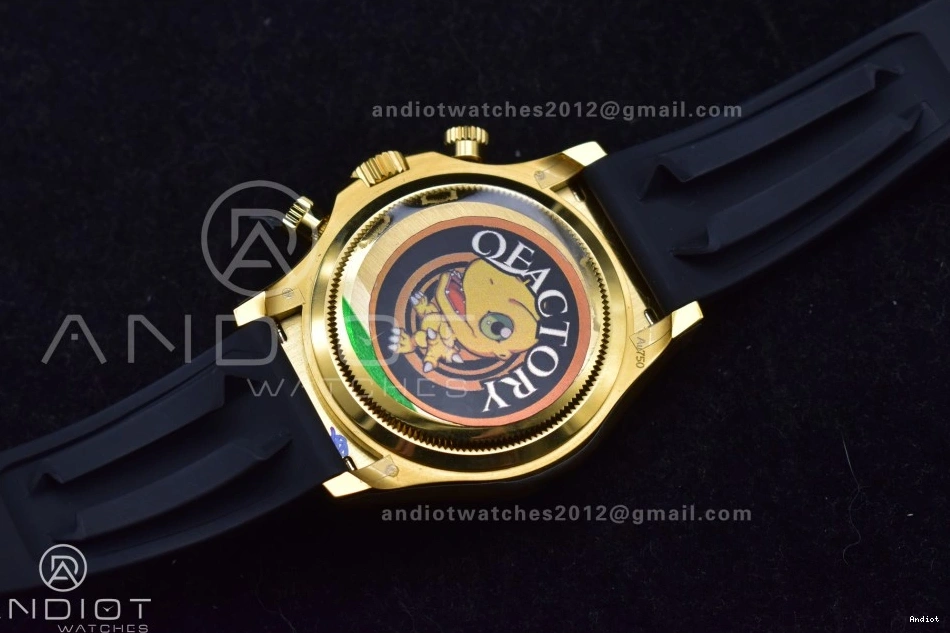 126518 White Oysterflex QF Edition on (Weighted) Daytona Strap V6 Best 1:1 Dial SH4131 1203